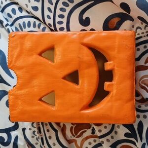 Halloween Pumpkin bag candle holder